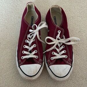Maroon Converse